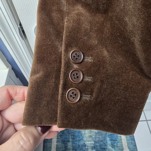 Theory Brown Velvet Women's Blazer. Size L. EUC! - Picture 4 of 7
